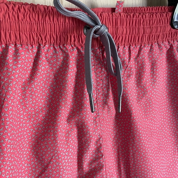 $98 John Varvatos Lummus Mens Swim Trunks Bottom in Coral Size Medium - Picture 3 of 10